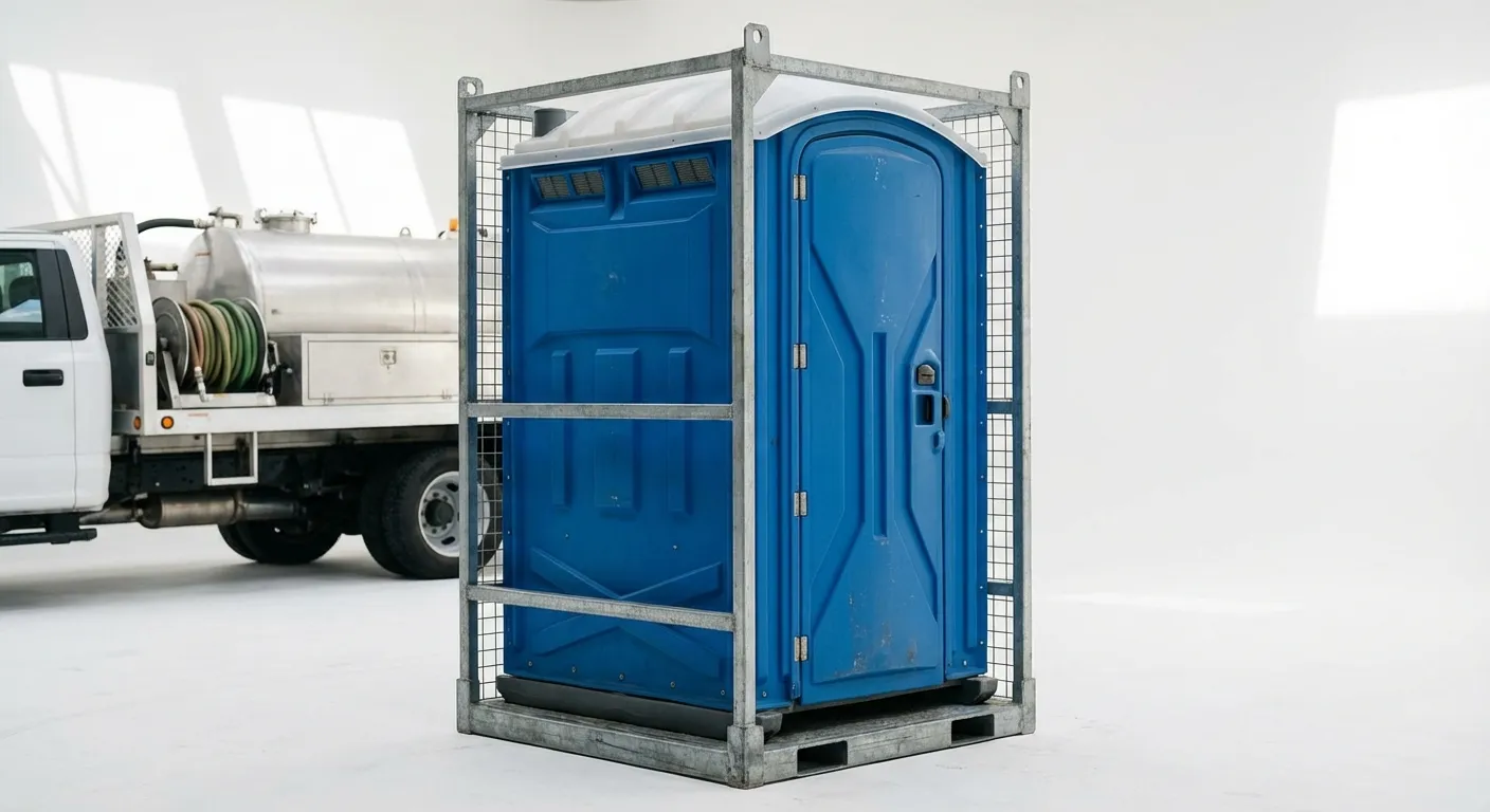 Crane-Liftable Portable Toilet Technical Specifications in League City, TX