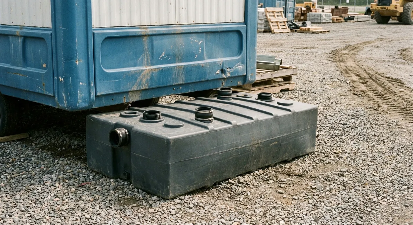 Waste holding tank rental process in League City, TX