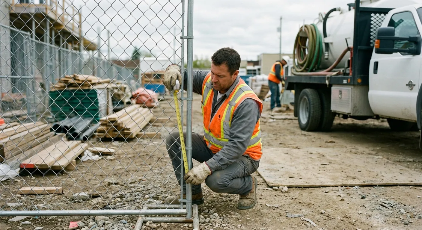 Portable toilet site planning and placement logistics in League City, TX