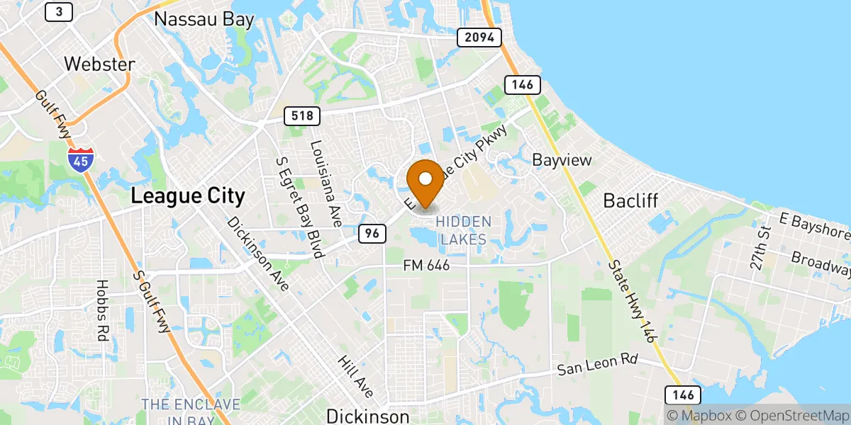 neighborhood map neighborhood map in League City, TX