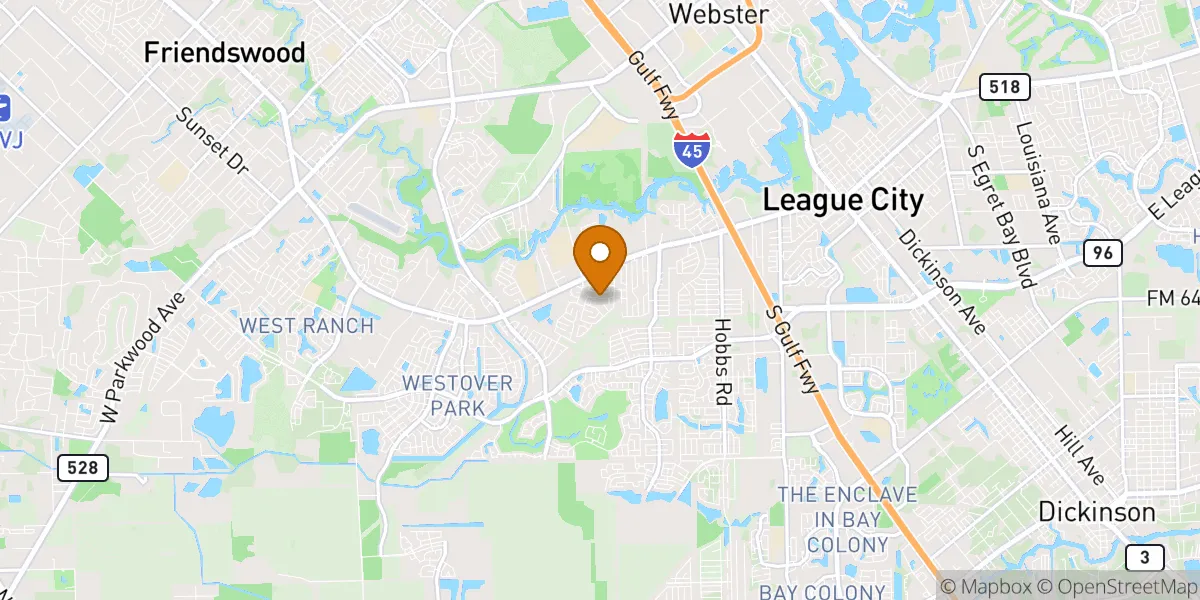 neighborhood map neighborhood map in League City, TX